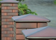 Керамический клинкерный колпак для забора ZG Clinker