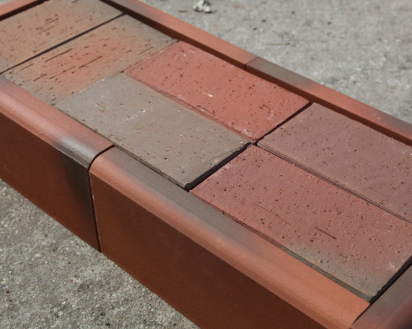 Клинкерный бортовой бордюрный камень ZG Clinker