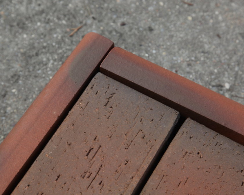 Клинкерный бортовой бордюрный камень ZG Clinker