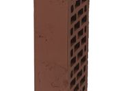 Керамический облицовочный кирпич пустотелый BRAER, баварская кладка Бордо, Терра, 1НФ