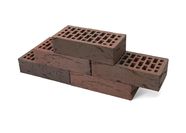 Керамический облицовочный кирпич пустотелый BRAER, баварская кладка Бордо, Кора дуба, 1НФ