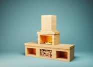 КЕРАМИЧЕСКИЙ КИРПИЧ ПОЛНОТЕЛЫЙ LODE (ЛОДЕ), SARMIT, ЖЕЛТЫЙ