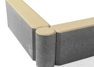 Бордюр шарнирный BRAER серый