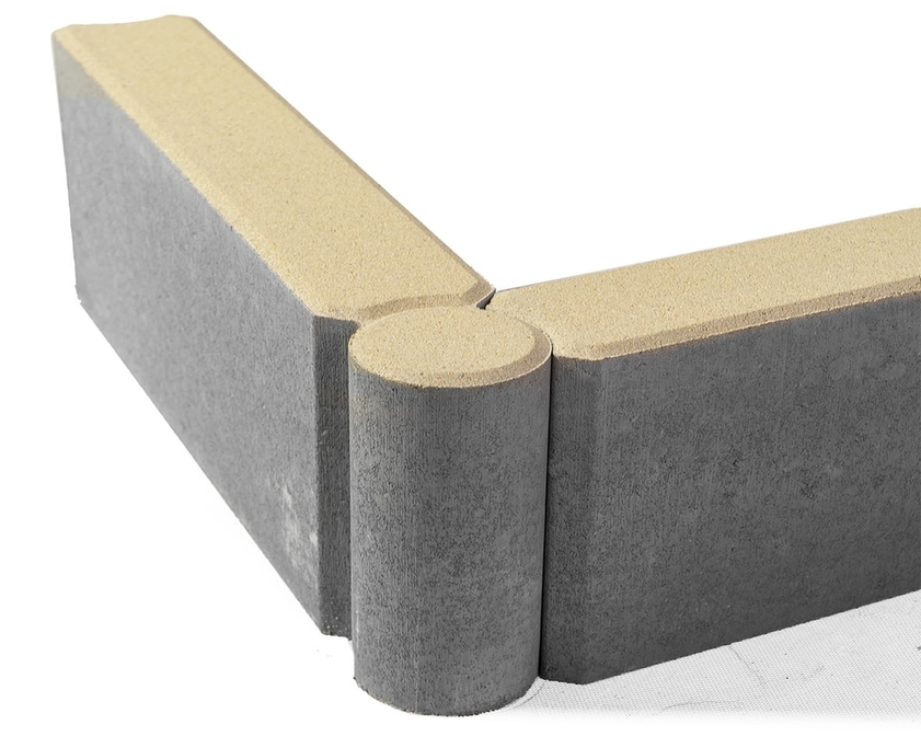 Бордюр шарнирный BRAER серый