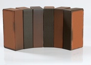 Кирпич "ПЯТЫЙ ЭЛЕМЕНТ" лицевой "Баварская кладка" полнотелый, ФЛЭШ, гладкий