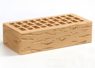 Керамический облицовочный кирпич ВОРОТЫНСКИЙ пустотелый, Соломенный руст