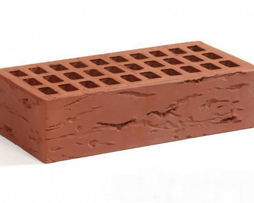 Керамический облицовочный кирпич ВОРОТЫНСКИЙ пустотелый, Бордо руст