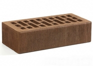 Керамический облицовочный кирпич ВОРОТЫНСКИЙ пустотелый, Терракотовый бархат