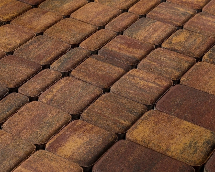 Плитка тротуарная BRAER (БРАЕР) Классико, Color Mix "Мальва"