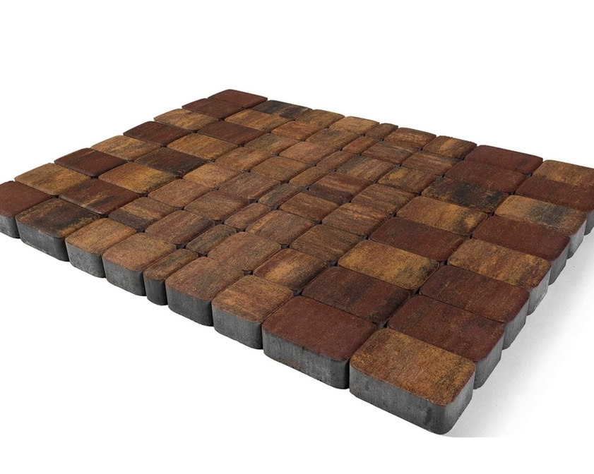 Плитка тротуарная BRAER (БРАЕР) Классико, Color Mix "Мальва"