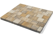 Плитка тротуарная BRAER (БРАЕР) Старый город ландхаус, Color Mix "Песчанник"