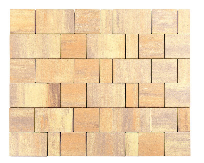 Плитка тротуарная BRAER (БРАЕР) Старый город венусбергер, Color Mix "Сахара"