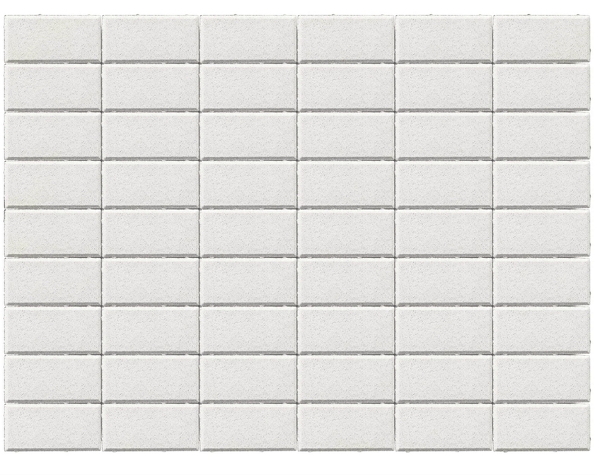 Брусчатка BRAER (БРАЕР) Прямоугольник, белый, 200х100