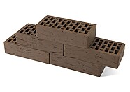 Кирпич BRAER, Светло-коричневый, риф