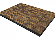 Плитка тротуарная BRAER Паркет, Color Mix, Мальва