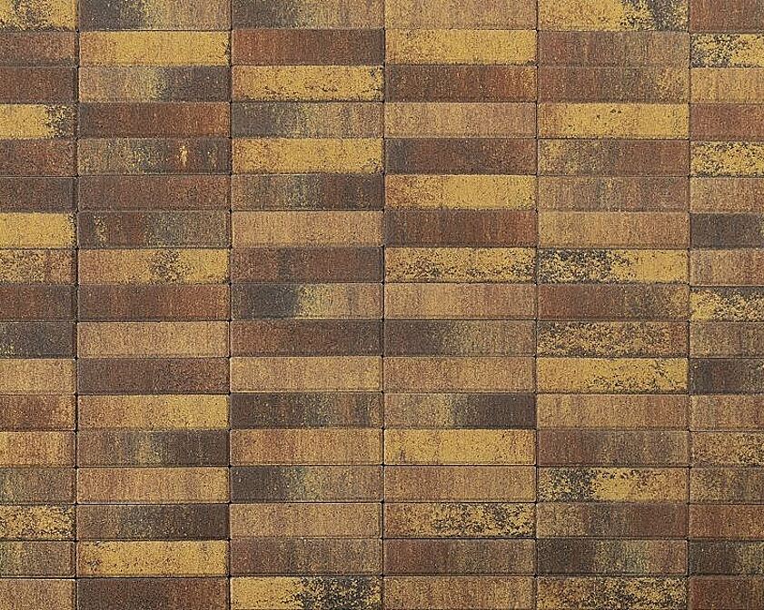 Плитка тротуарная BRAER Паркет, Color Mix, Мальва