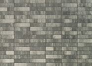 Плитка тротуарная BRAER Паркет, Color Mix, Туман