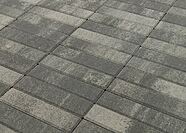 Плитка тротуарная BRAER Паркет, Color Mix, Туман