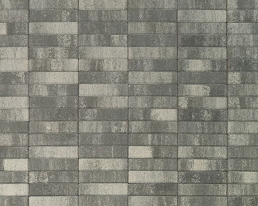 Плитка тротуарная BRAER Паркет, Color Mix, Туман