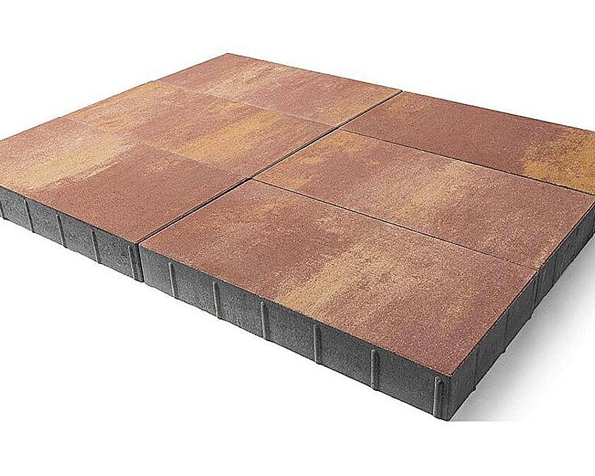 Плитка тротуарная BRAER Сити, Color Mix Каньон