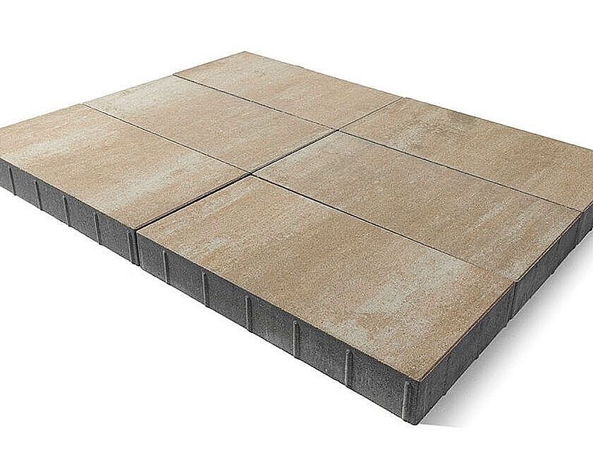 Плитка тротуарная BRAER Сити, Color Mix Плато