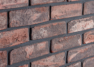 Кирпич облицовочный Faber Jar Петровский Штандарт, черно-красный