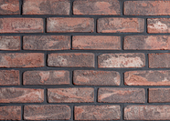 Кирпич облицовочный Faber Jar Петровский Штандарт, черно-красный