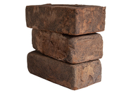 Кирпич облицовочный Faber Jar Петровский Штандарт, черно-красный