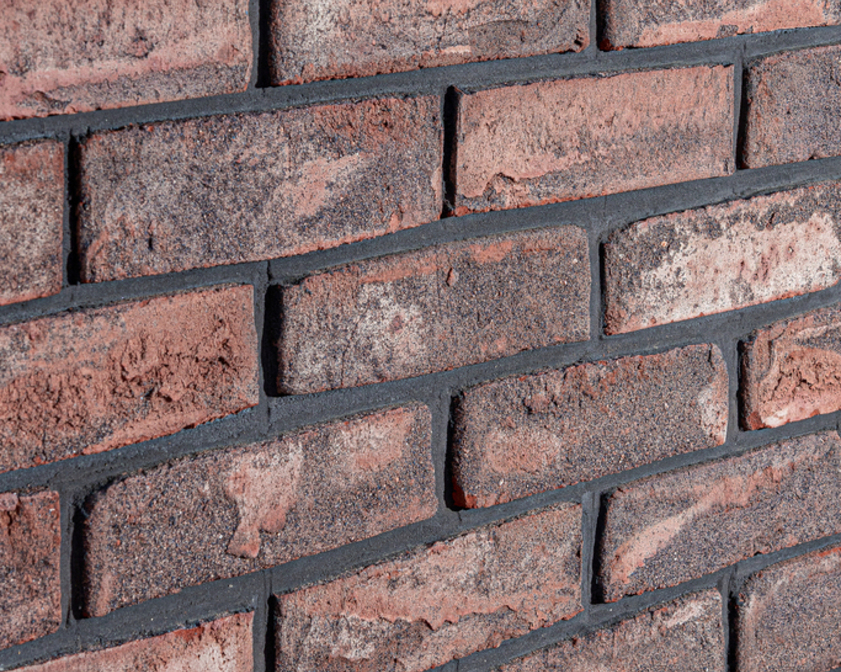 Кирпич облицовочный Faber Jar Петровский Штандарт, черно-красный