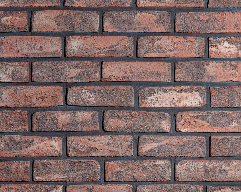 Кирпич облицовочный Faber Jar Петровский Штандарт, черно-красный