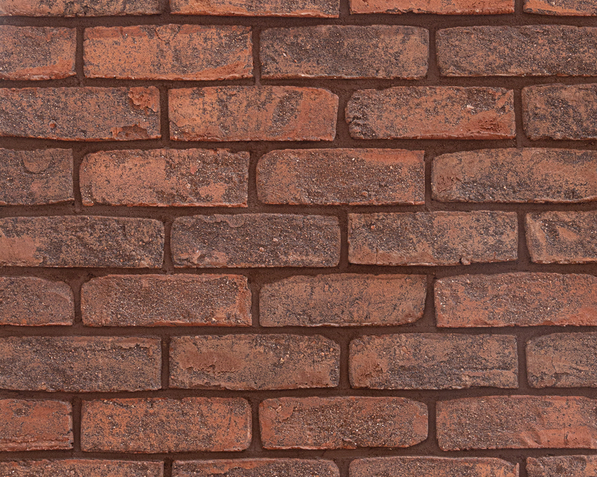 Кирпич облицовочный Faber Jar Петровский Штандарт, черно-медный
