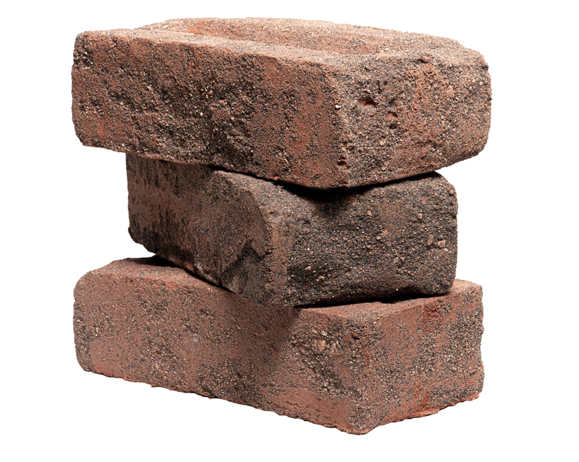 Кирпич облицовочный Faber Jar Петровский Штандарт, черно-медный