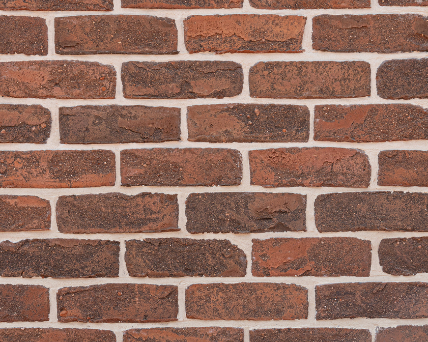 Кирпич облицовочный Faber Jar Петровский Штандарт, черно-медный