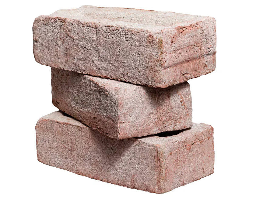 Кирпич облицовочный Faber Jar Петровский Штандарт, бело-красный