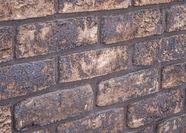 Кирпич облицовочный Faber Jar Петровский Штандарт, коричнево-черный