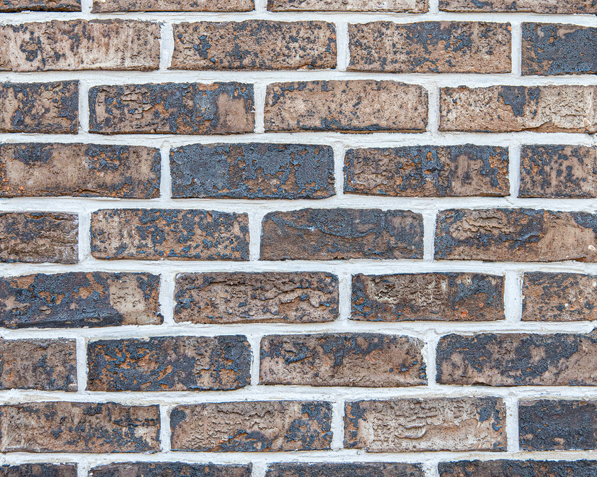 Кирпич облицовочный Faber Jar Петровский Штандарт, коричнево-черный