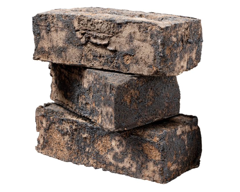 Кирпич облицовочный Faber Jar Петровский Штандарт, коричнево-черный