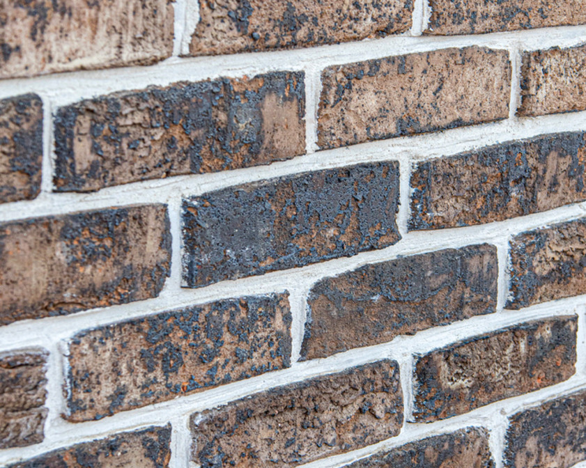 Кирпич облицовочный Faber Jar Петровский Штандарт, коричнево-черный