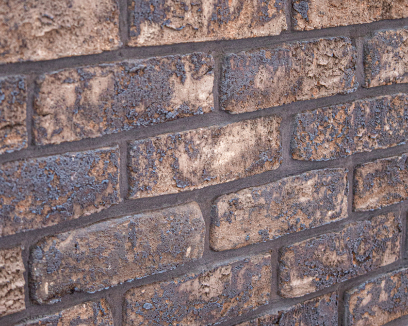 Кирпич облицовочный Faber Jar Петровский Штандарт, коричнево-черный