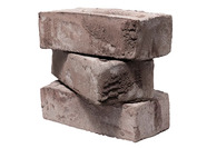 Кирпич облицовочный Faber Jar Петровский Штандарт, бело-коричневый