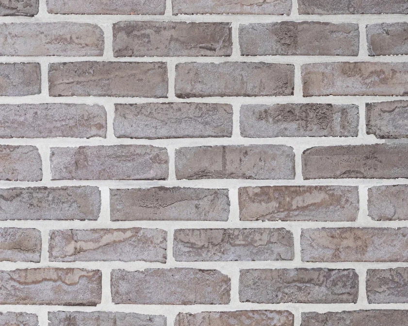 Кирпич облицовочный Faber Jar Петровский Штандарт, бело-коричневый