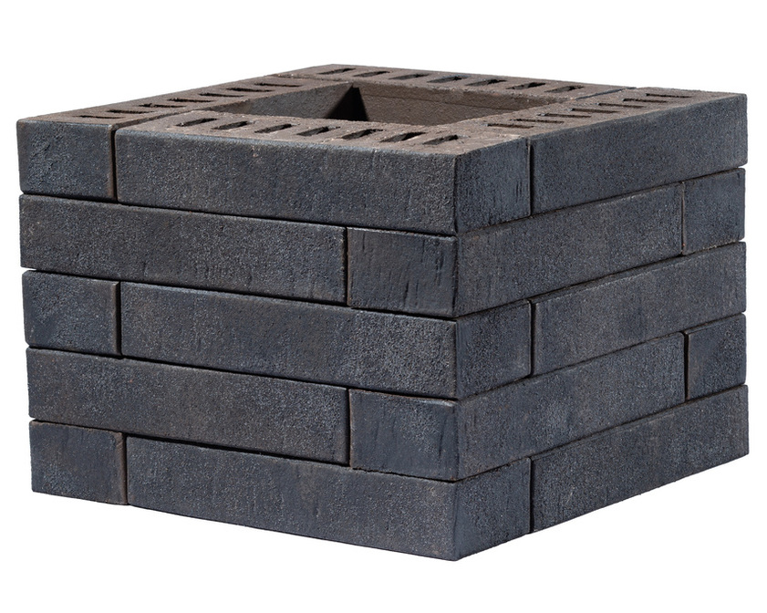 Кирпич облицовочный Ригель Faber Jar СМОЛЬНЫЙ