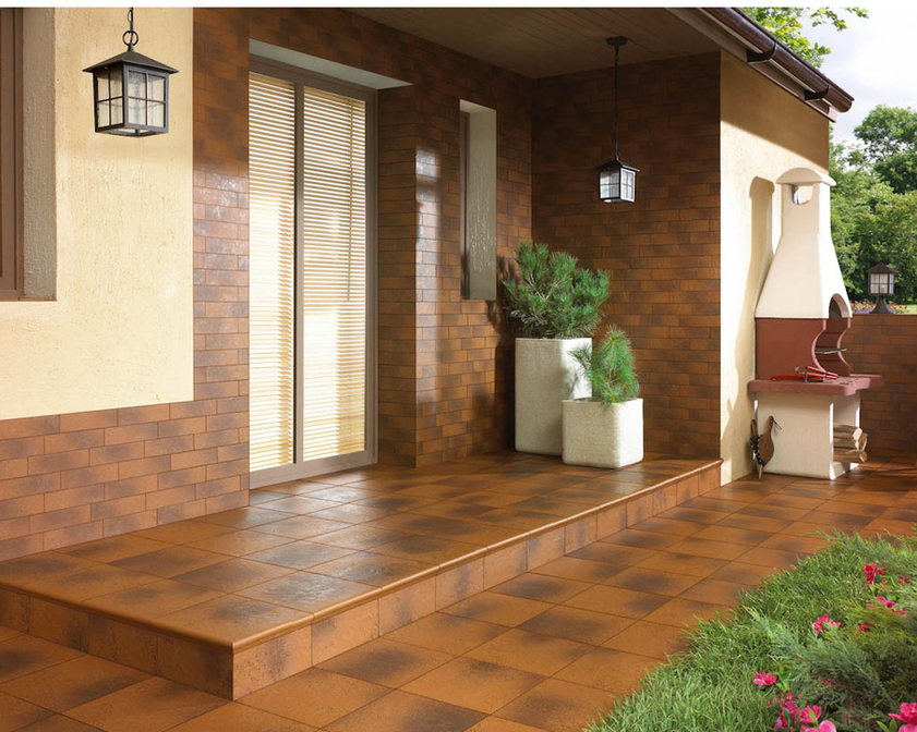 Клинкерная фасадная плитка Ceramika Paradyz